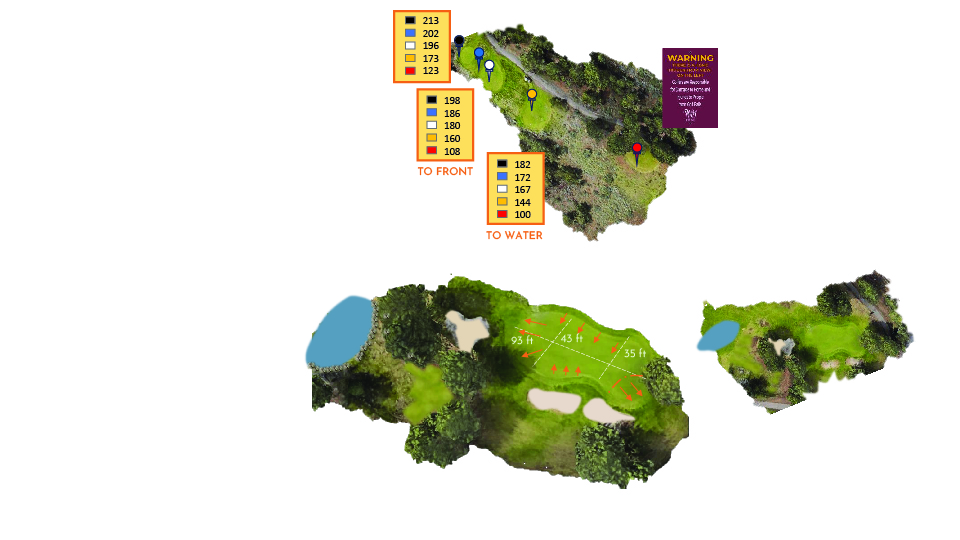 Hole 7 at River's Edge Golf Course in Bend, Oregon