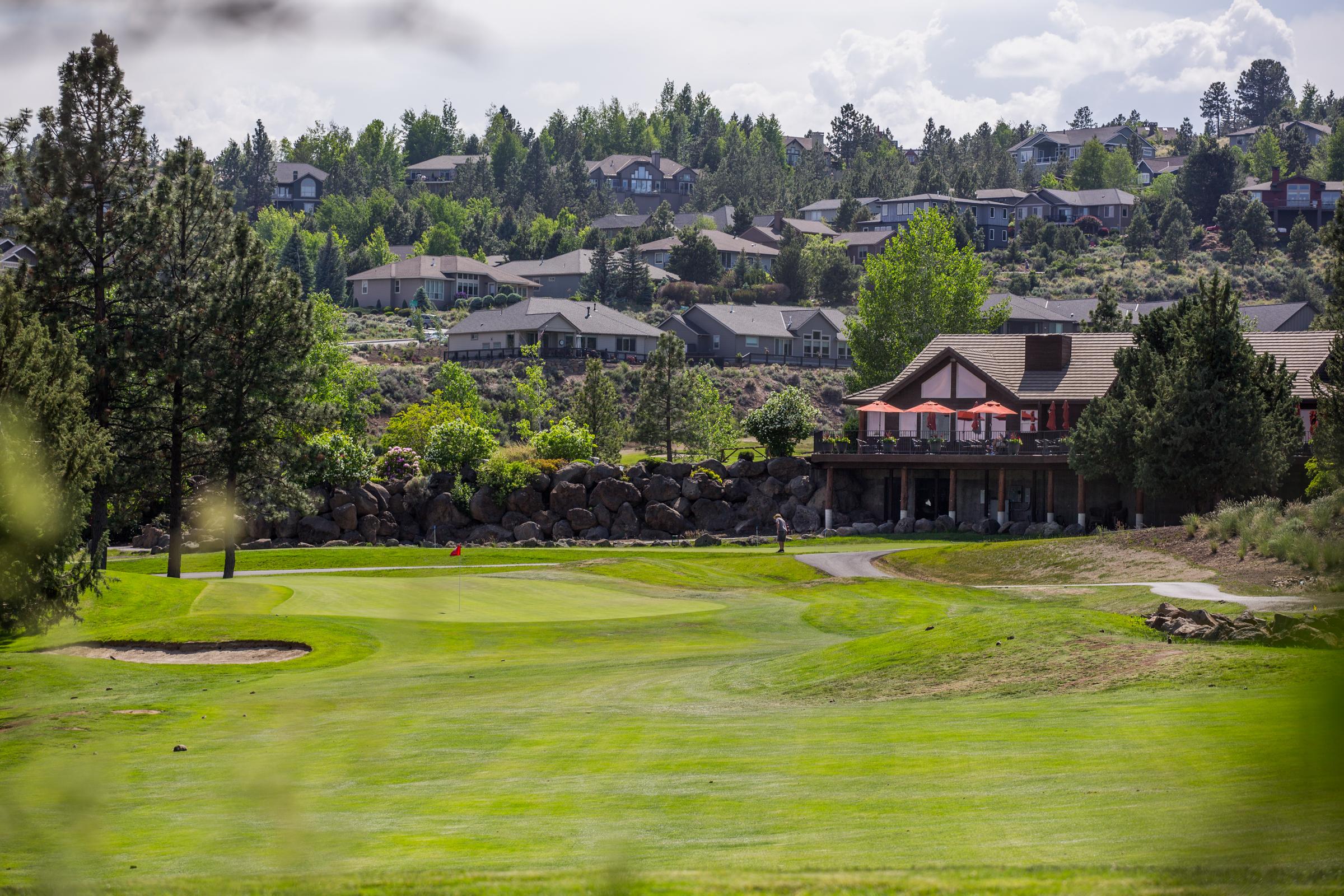 House at the end of River's Edge golf course. 