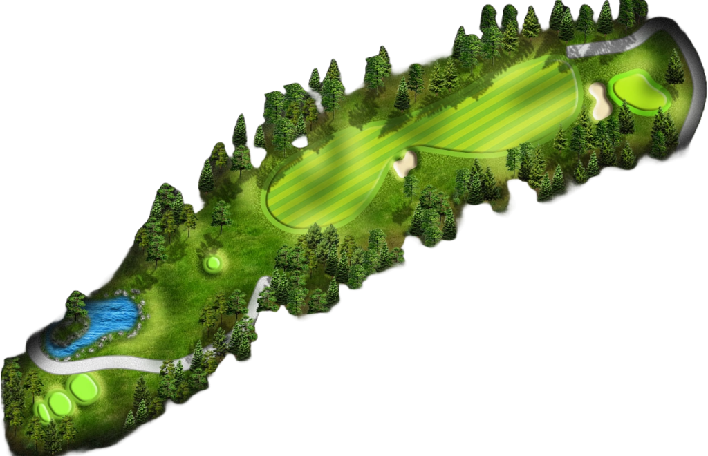 Hole 13 at River's Edge Golf Course in Bend, Oregon