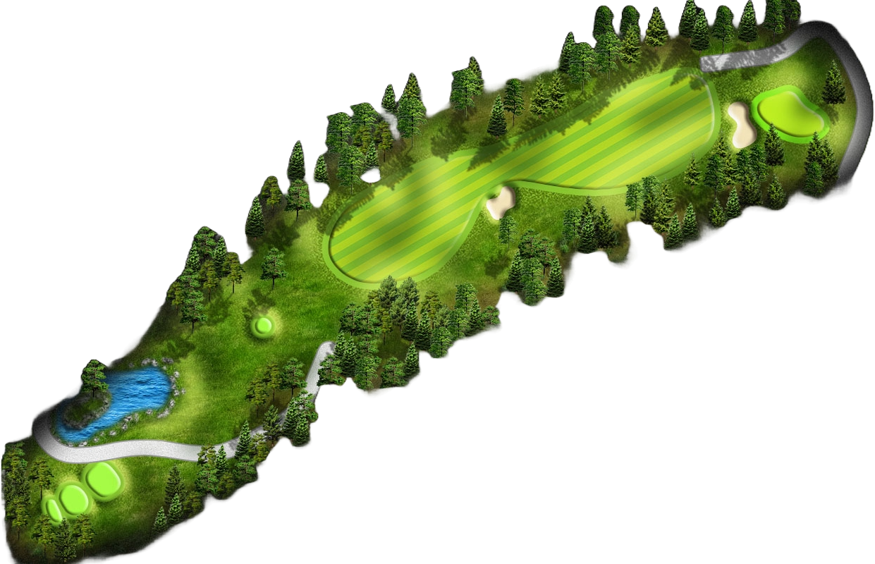 Hole 13 at River's Edge Golf Course in Bend, Oregon